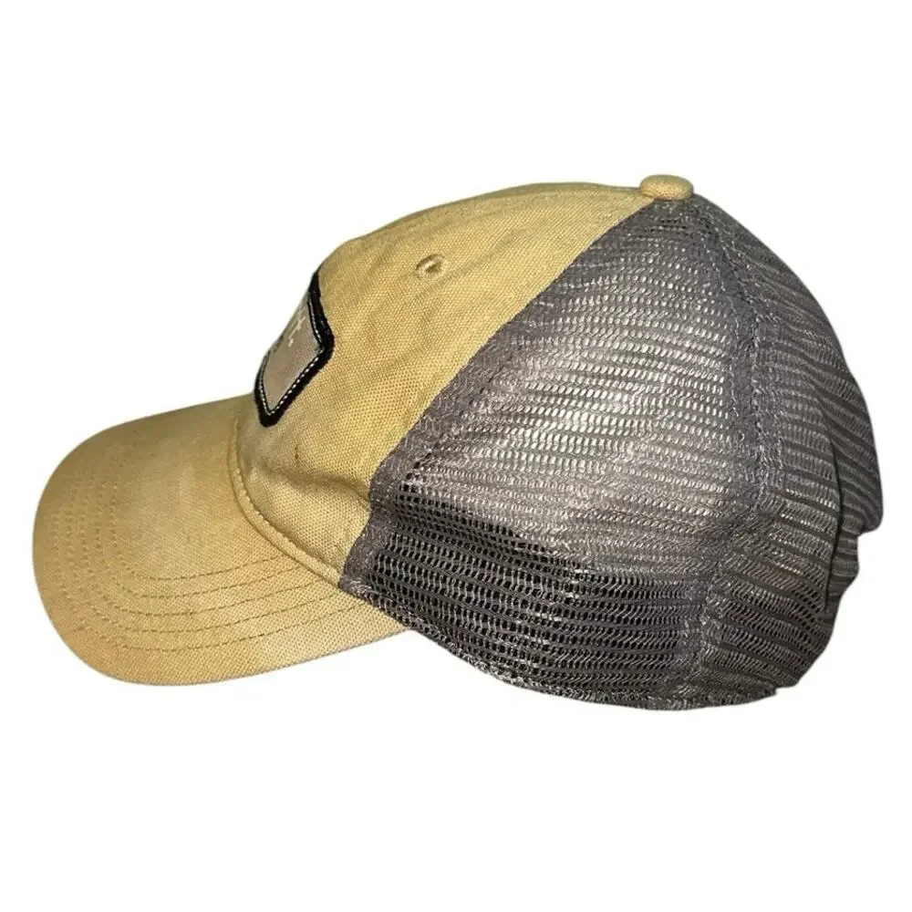 Carhartt Est 1889 Mesh Back Trucker Hat Beige Gray Snapback Workwear Cap OS
